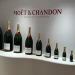 Flaschen Moët et Chandon in unterschiedlichen Größen